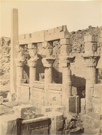 Antonio Beato (1825 - 1905)  - Phile, Le petit temple d'isis, 1880s