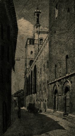 Domenico Riccardo Peretti Griva (1882 - 1962)  - Gubbio, 1930s