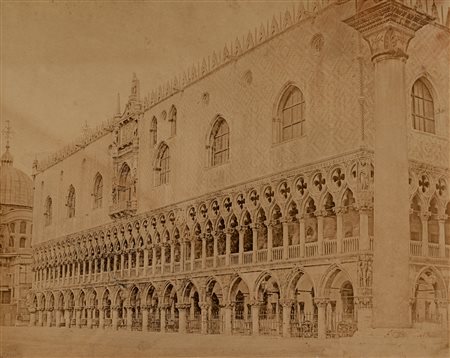 Antonio Perini (1839 - 1879)  - Venezia, Palazzo Ducale, 1860s/1870s