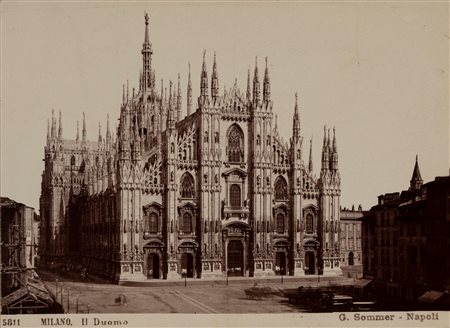 Giorgio Sommer (1834 - 1914)  - Milano, Il Duomo, 1880s
