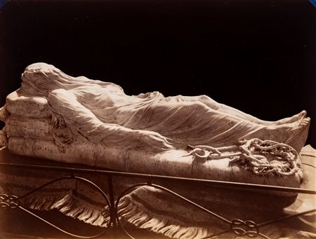 Giorgio Sommer (1834 - 1914)  - Napoli, Cappella S. Severo, Cristo, 1880s
