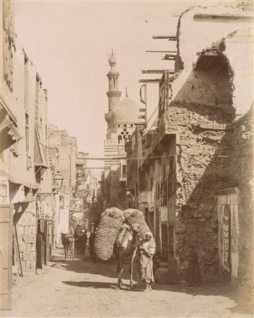 George & Constantine Zangaki (act. 1860 - 1890)  - Rue du Caire, 1870s/1890s