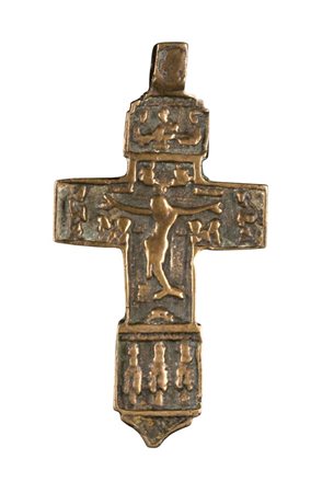  Croce pettorale raffigurante la Crocifissione - XVIII secolo