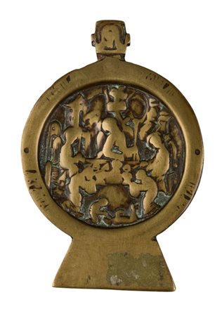  Icona pettorale raffigurante l'allegoria della Trinità - XIX secolo 