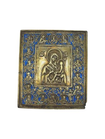  Icona raffigurante la Madonna di Smolensk - XIX secolo