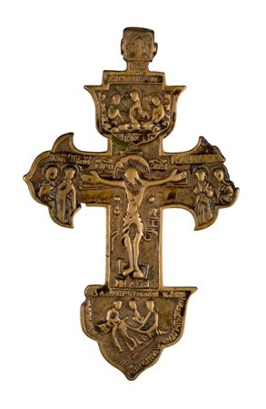  Croce pettorale raffigurante la Crocifissione - XIX secolo