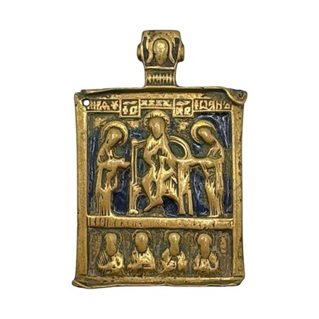  Icona pettorale raffigurante la Deesis - XIX secolo 