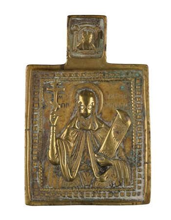  Icona pettorale raffigurante Santa Parasceva - XIX secolo 