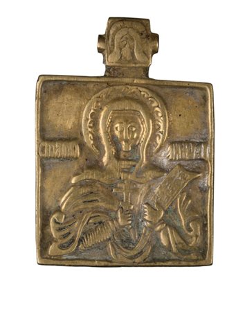  Icona pettorale raffigurante Santa Parasceva - XIX secolo 