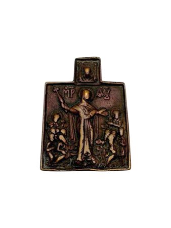  Icona pettorale raffigurante la Madre della Consolazione - XVIII secolo