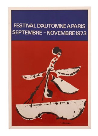 Poster di André Verdet Arman, Festival d'Automne