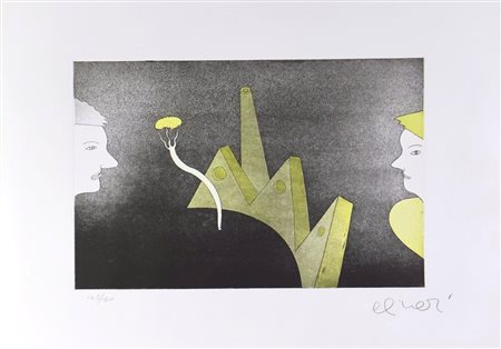 Luca Alinari, Senza titolo litografia