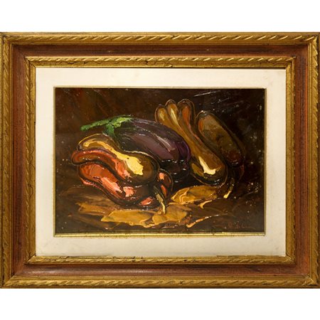 Girolamo Di Cara (1933)  - Natura morta di ortaggi