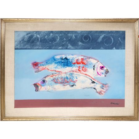 Manlio Bacosi (1921 - 1998)  - Pesci, 20° secolo