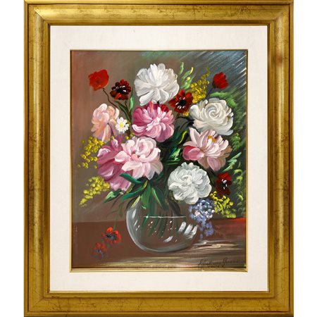 Sebastiano Guarnaccia - Vaso di fiori, 1989