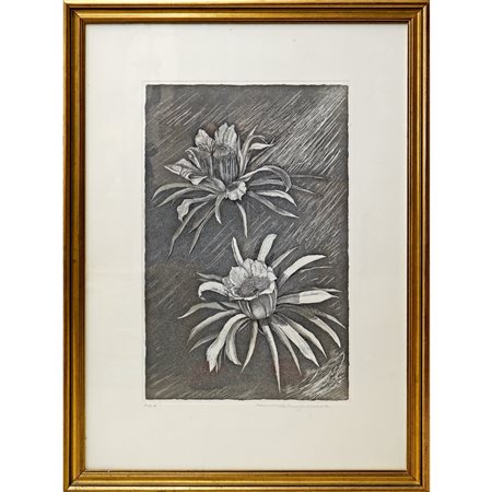 Sebastiano Guarnaccia - Due fiori, 1980