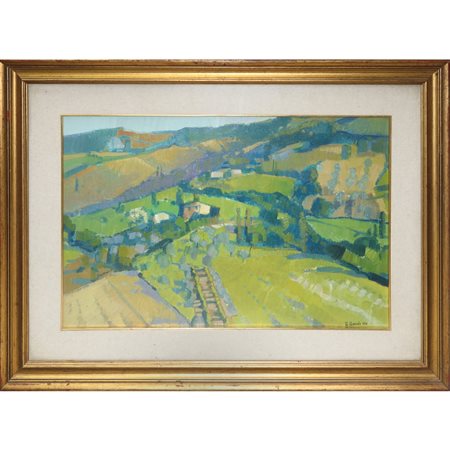 Mario Massolo - Paesaggio, 1978