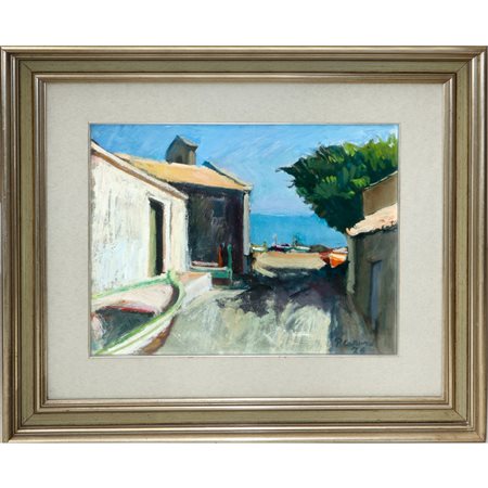 Marina con barca, 1976