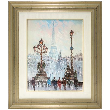 Scorcio di Parigi con Tour Eiffel