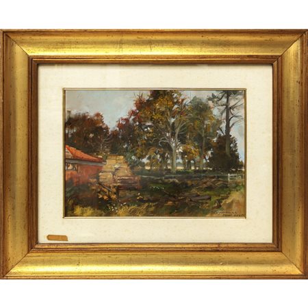 Bruno Guaitamacchi (1931 - 2005)  - Autunno vicino Dedham Sufford