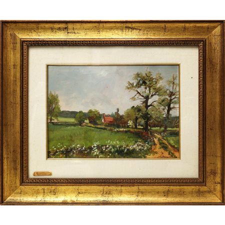 Bruno Guaitamacchi (1931 - 2005)  - Cottage a Stratford St Mary Essex GB