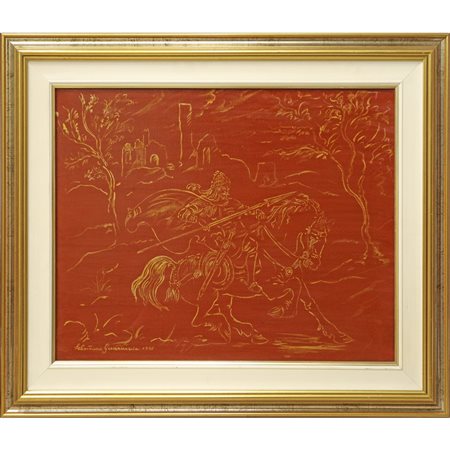 Sebastiano Guarnaccia - Cavaliere saraceno, 1991