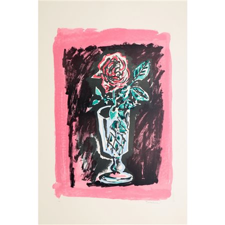 Orfeo Tamburi (Jesi 28 maggio 1910 - Parigi 15 giugno 1994)  - Rosa