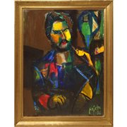 Guido Pajetta (Monza 1898 - Milano 1987)  - Uomo tenebroso, 1976