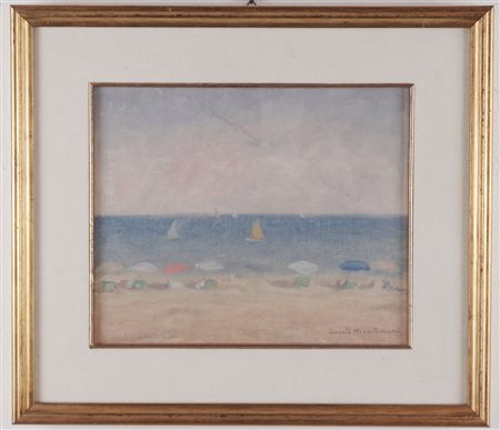 Dante Montanari (Porto Sant'elpidio 1896 - Milano 1989)  - Spiaggia