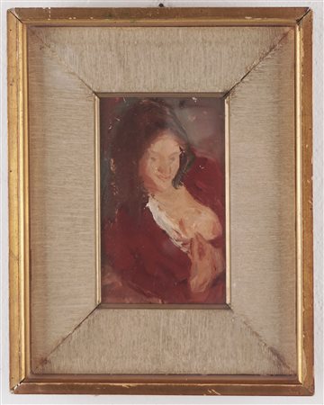 Giuseppe Milesi (Bergamo 1915 - Roma 2001)  - Giovane mamma