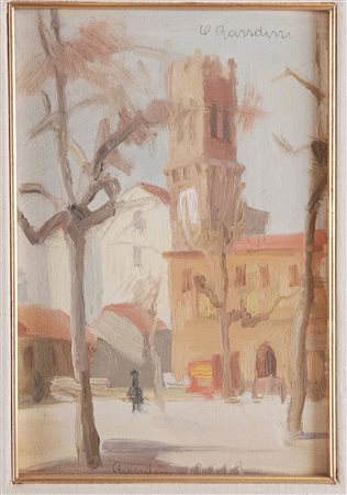Gino Gandini (Reggio Emilia 1912 - 2002)  - Suzzara d'inverno