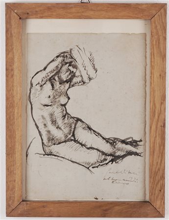 Carlo Vitale (Milano 1902 - 1996)  - Nudo femminile