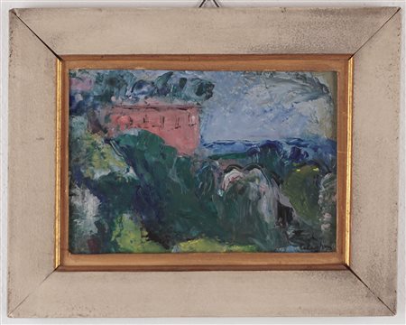 Orazio Celeghin (Limena 1906 - Asolo 1984)  - Paesaggio