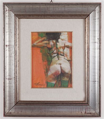 Fernando Carcupino - Verde-Arancio n2 con le calze