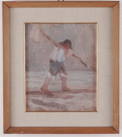 Antonio Ruggero Maria Giorgi (Reggiolo 1887 - San Benedetto Po 1983)  - Pescatore