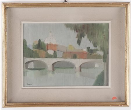 Fernando Troso (Lecce 1910 - Roma 1990)  - Ponte Mazzini, Roma