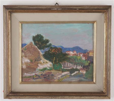 Alberto Salietti (Ravenna 1892 - 1961)  - Paesaggio