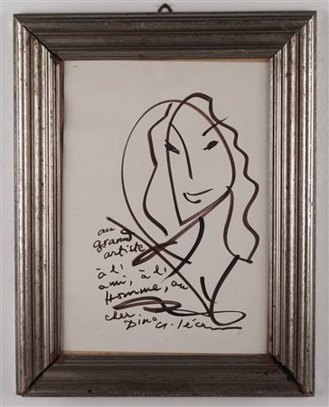 George Sécan (Bucarest 1913 - Milano 1987)  - Figura femminile