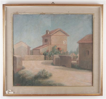 Dino Villani (Nogara 1898 - Milano 1989)  - I tre ponti