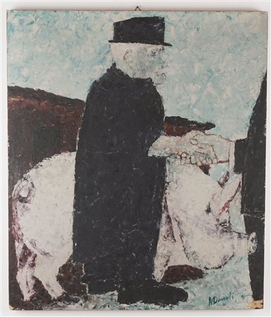 Antonio Donati (Luzzara 1931 - 2019)  - Vendita del maiale