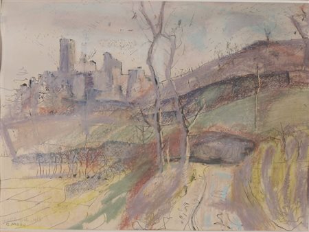 Gino Moro (Milano 1901 - 1976)  - Castell'Arquato
