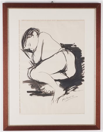 Augusto Murer (Piè Falcade 1922 - Padova 1985)  - Ragazza