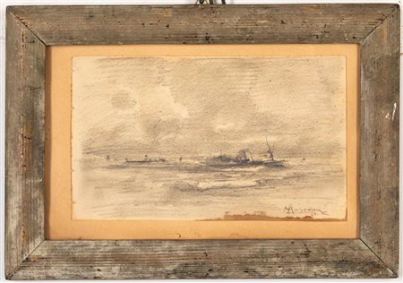 Pompeo Mariani (Monza 1857 - Bordighera 1927)  - Marina