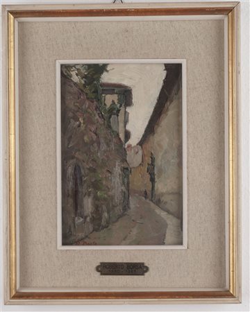 Roberto Borsa (Milano 1880 - 1965)  - Via dove nacque Donizzetti a Bergamo