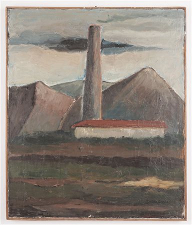 A. Carlevaro - Ciminiera tra i monti