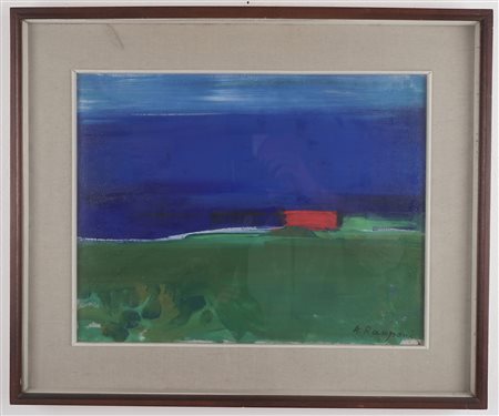 Antonia Ramponi (Broni 1915 - Milano 1989)  - La casa rossa