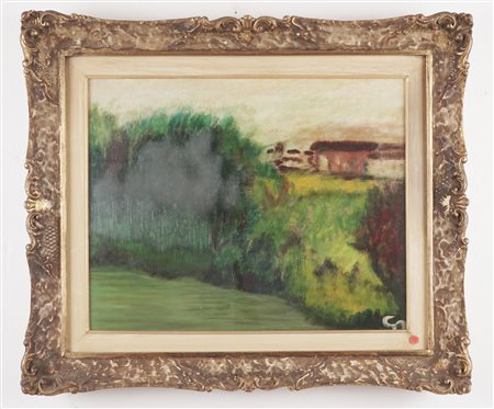 Giovanni D'Anzi (Milano 1906 - Santa Margherita Ligure 1974)  - Paesaggio