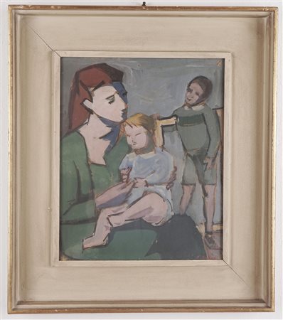 Francesco Scaini (Goito 1907 - Milano 1976)  - La mia Famiglia