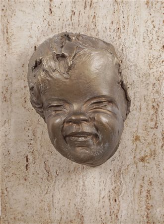 Luigi Froni (Alseno 1901 - Parma 1965)  - Maschera di fanciullo
