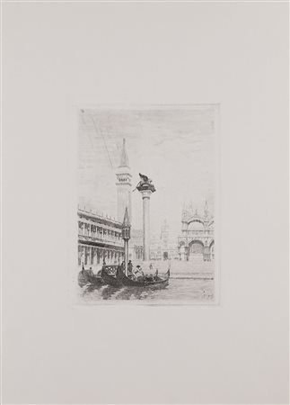 Emanuele Brugnoli (Bologna 1859 - Venezia 1944)  - Vedute di Venezia